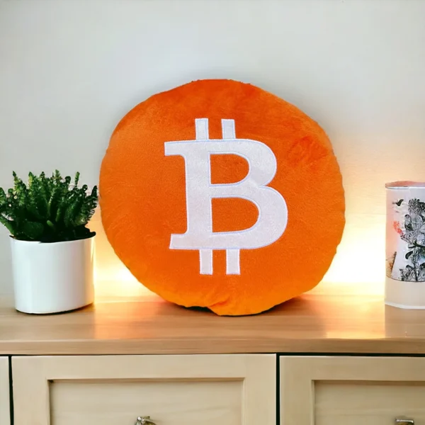 Limited Edition Bitcoin Cushion | Premium Crypto Decor | Exclusive BTC Pillow
