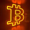Bitcoin Logo Neon Sign | Iconic Crypto Wall Decor | LED Bitcoin Light