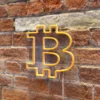 Bitcoin Logo Neon Sign | Iconic Crypto Wall Decor | LED Bitcoin Light