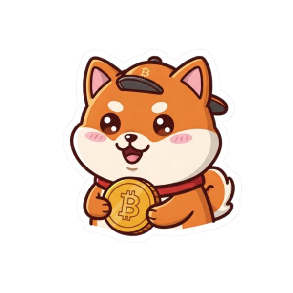 Limited Edition Adhesive Shiba Inu Sticker